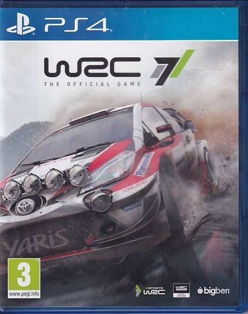 WRC 7 The official game - PS4 (B Grade) (Genbrug)